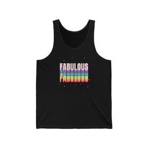 Fabulous Rainbow-tanktop - LGBTQ-shirt Retro Pride