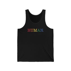 HUMAN. Rainbow Pride Tank - LGBTQ Inclusive Shirt