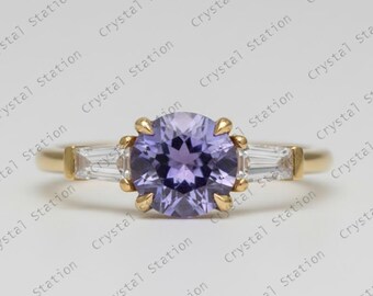 AAAA Tanzanite Solitaire Ring in 14K Solid Yellow Gold, Round cut Tanzanite Ring, Tanzanite Ring, Tanzanite Jewelry, Gemstone ring for Women