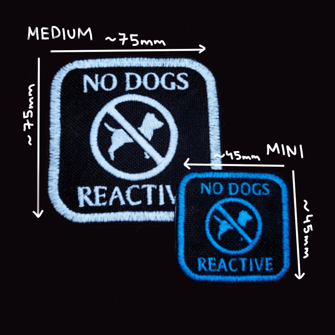 MUZZLED for My SAFETY Reactive Dog Velcro Patch Etsy