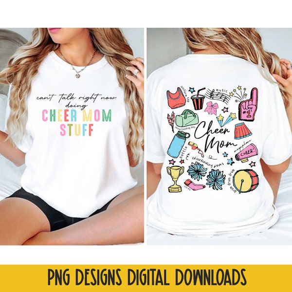Cheer Mom Png, Can't Talk Right Now Doing Cheer Mom Stuff Shirt Design, Cheer Mom Design Download, Cheerleading Stuff, Cheer Mom Sublimation