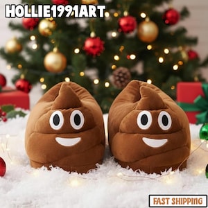 Indoor Slippers Warm Winter Home Fluffy New Fashion Men Women Bread Demon Soft Plush Shoes Unisex Cute Funny Christmas Gift