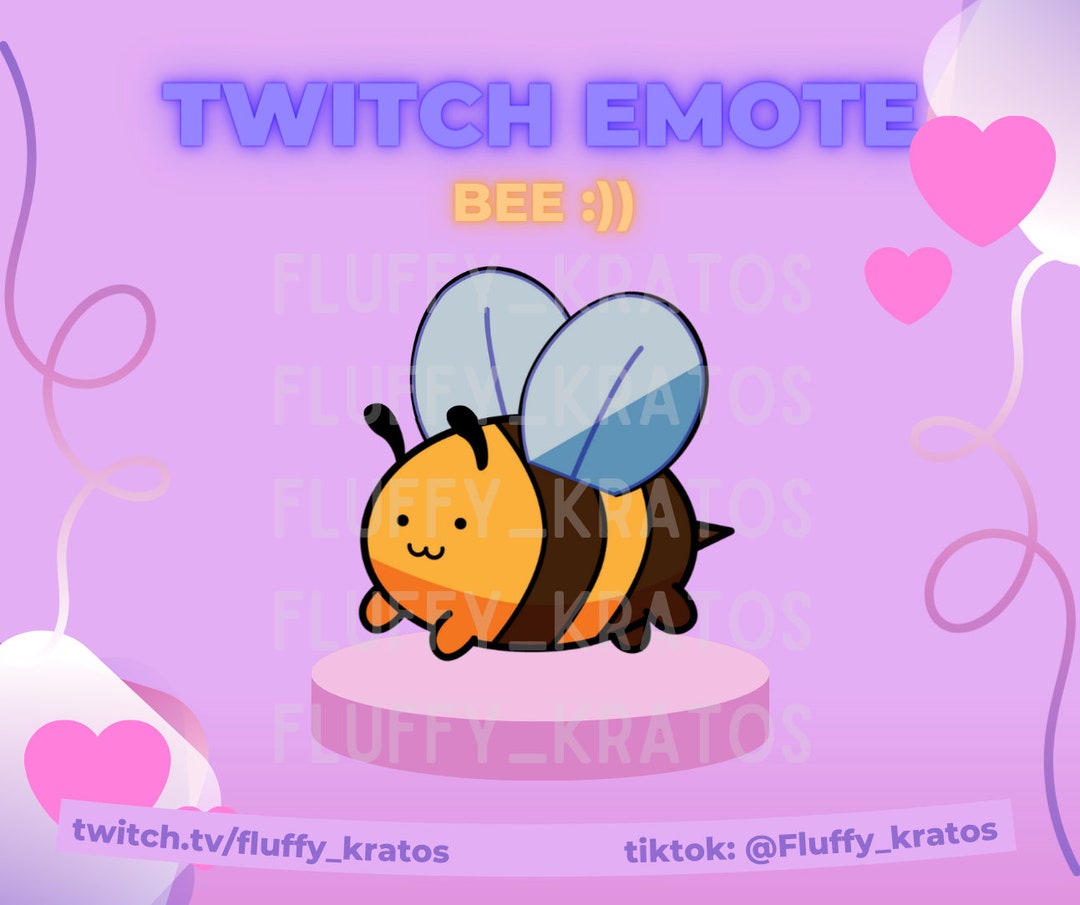 Twitch Emote: Cute Bee - Etsy