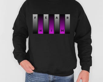 Fear Him Christian Crewneck Sweatshirt teen baptism gift, Christian Merch Godparent gift, Bible lover Christian clothes, adult baptism gift