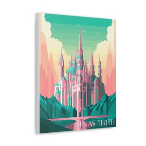 Minas Tirith, an art print by Moe Wanders - INPRNT