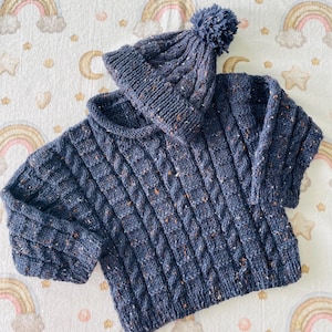 Jersey de lana para bebé de 6 a 9 meses