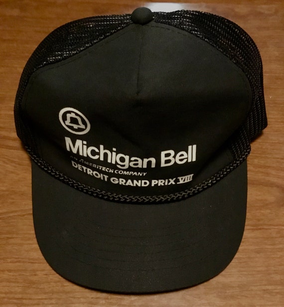 Deadstock Mint 1980s Black Michigan Bell “Detroit 