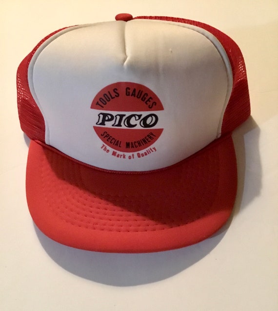 1970s/80s ”PICO TOOL Gauges” Trucker/Baseball Hat… - image 1
