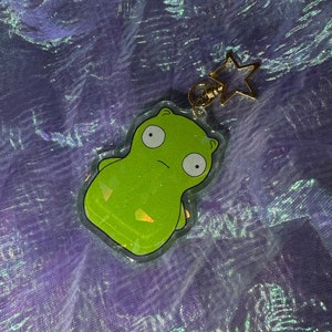 Kuchi Kopi Acrylic Double-Sided Sparkle Keychain