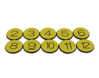 Lot de 10 badges bonus pour le numéro de craps - ATS de qualité casino professionnelle