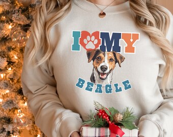 Beagle dog lover sweatshirt, Beagle dog face shirt, Beagle dog mom birthday, Beagle dog holiday gift, Beagle sweatshirt, Beagle dad shirt