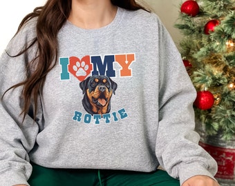 Rottweiler dog lover sweatshirt, Rottweiler dog face shirt, Rottie dog mom birthday, Rottweiler dog shirt, Rottweiler dog owner shirt gift