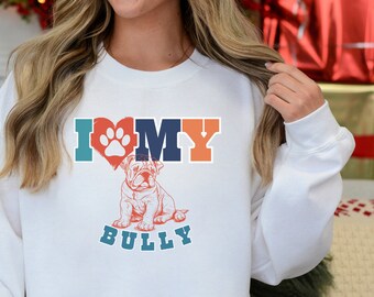 Bulldog lover sweatshirt, Bulldog face sweatshirt, Bully dog mom birthday, Bulldog shirt, Bulldog dog owner shirt gift, Bulldog dad shirt
