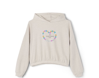 Es ist Valentinstag Kiss Me Graphic Cinched Hoodie. Ein tolles Valentinsgeschenk, Frauengeschenk, Liebesgeschenk, Freundin, bester Freund, Ehepartnergeschenk