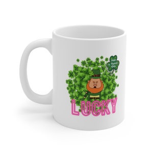 LUCKY セントパトリックデー アイルランド レプラコーン セラミックマグ セントパトリックデー シャムロック アイルランドギフト コーヒーまたはティーマグ アイルランドパーティーギフト ドリンクウェア