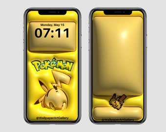 ピカチュウの携帯電話の背景、高解像度、ポケモンの携帯電話の壁紙