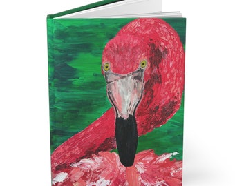 Flamingo Hardcover Journal Matte- "Bootie"