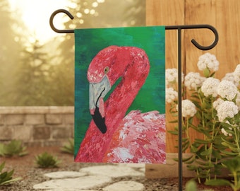 Flamingo Garden Flag, Pink Ladies Collection, Fruiti