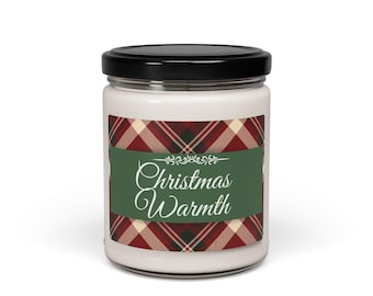 Christmas Warmth Scented Soy Candle, 9oz