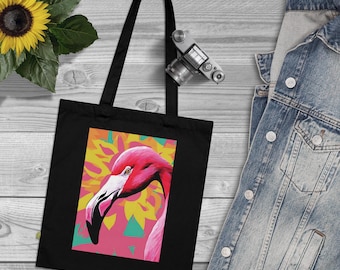 Bright Flamingo Tote