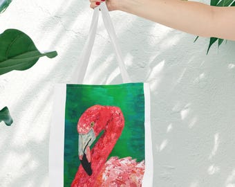Fruiti the Flamingo Tote Bag