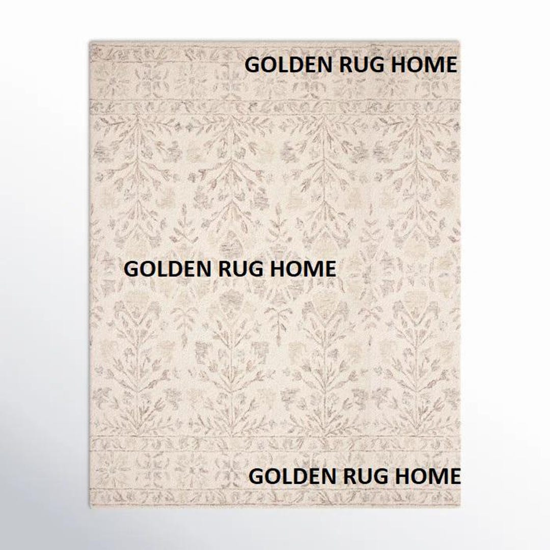 Cora Modern Texture Handmade Tufted New Zealand Woolen Area Rug for ...