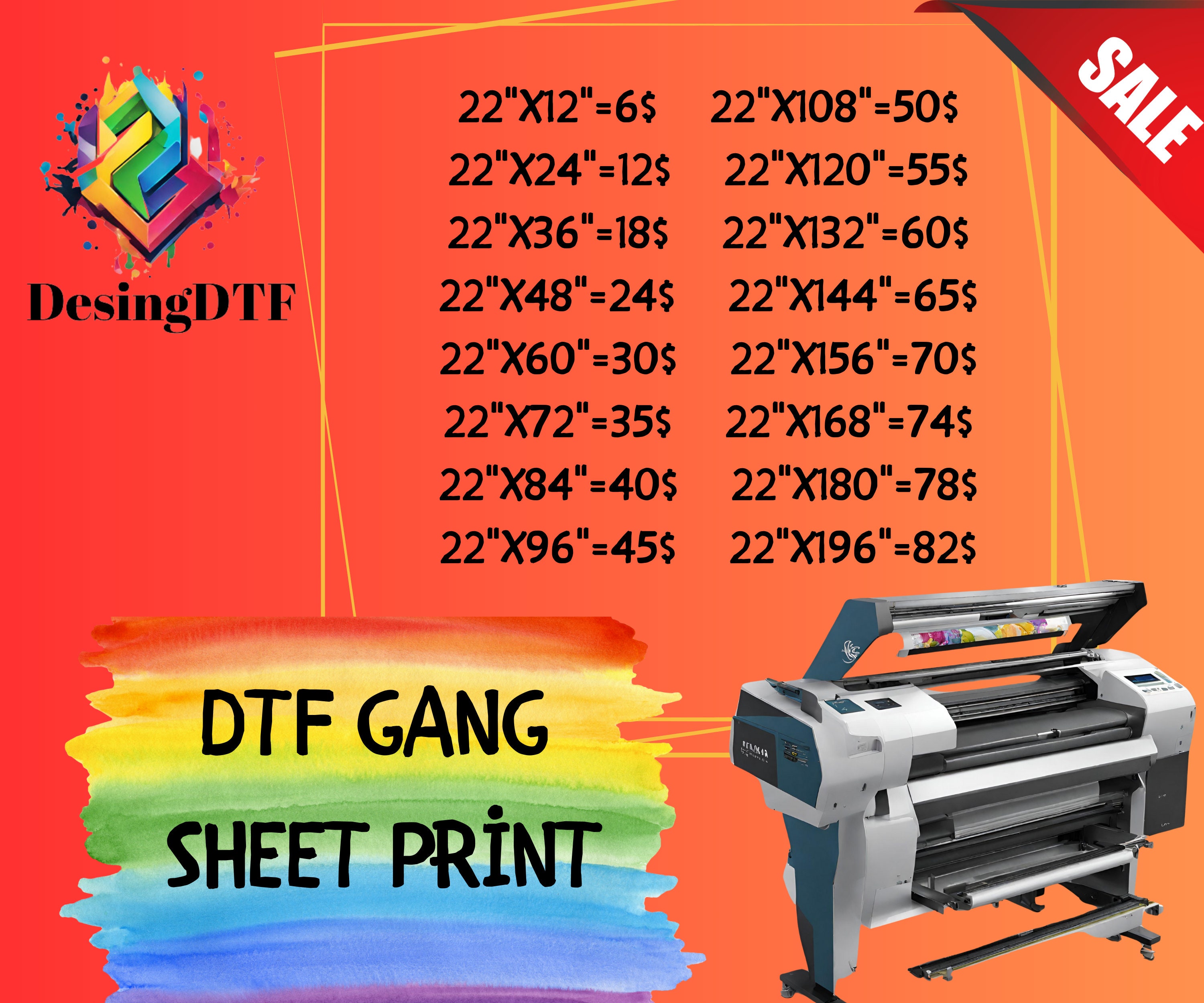 Mega Bulk Gang Sheet, Gang Sheet Print, Same Day Service, Dtf Transfers