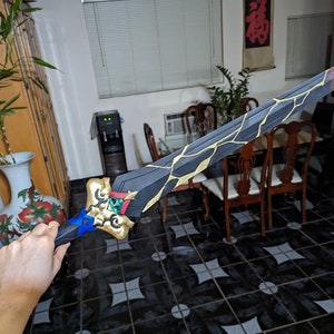 Honkai Star Rail Blade Sword | Blade Cosplay 3D Print/Handmade Cosplay Prop for Cosplay and Conventions | Video Game Costume Accessory
