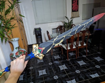 Honkai Sternschienenklinge | 3D Print/Handgefertigter Cosplay Prop für Cosplay und Conventions | Videospiel-Kostüm-Accessoire