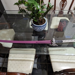Honkai Star Rail - Kafka&#39;s Katana | 3D Print/Handmade Cosplay Prop for Cosplay and Conventions | Video Game Replica Costume Accessory
