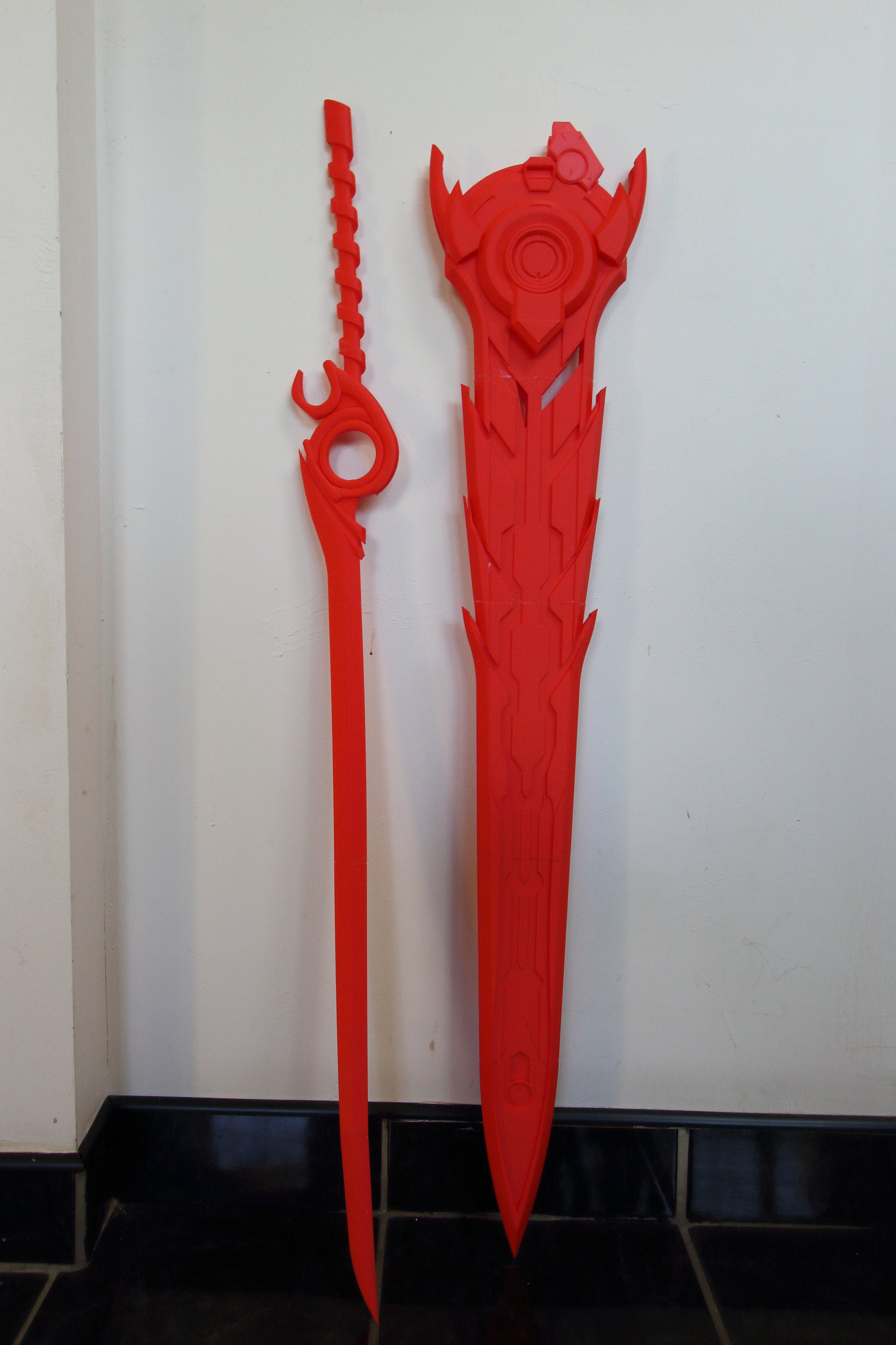 Lucky Seven Sword Model: STL 3D Printing Digital File Set