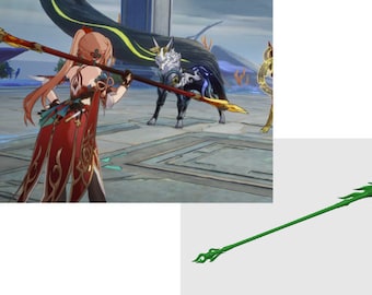Honkai Star Rail Guinaifen's Staff | 3D Print/Handmade Cosplay Prop for Cosplay and Conventions | Video Game Replica Costume Accessory