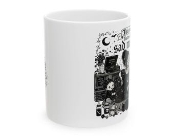 Witchy Vintage Apothecary Moon Mug | Ceramic Coffee Cup