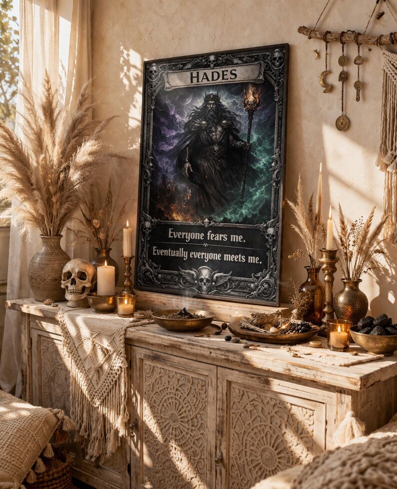 Mythology Gods Tarot Cards PNG Bundle, Oracle Deck Printable, Occult ...
