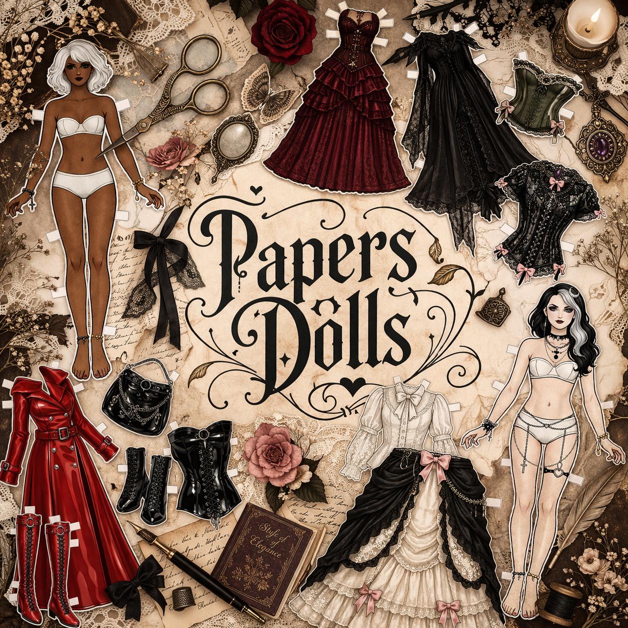 cardboard cut out dolls to dress Printable Paper Doll