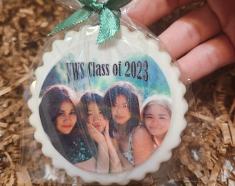 Personalized Graduation Cookies: Edible Photo Image, One Dozen