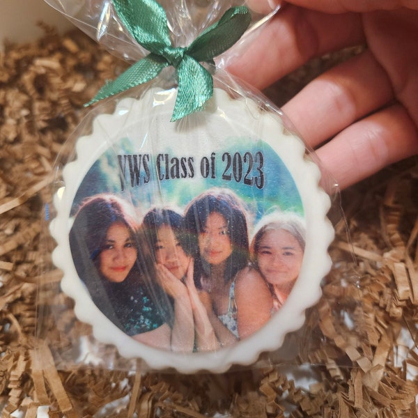 One Dozen Custom Graduation Cookies, Personalized Edible Photo Graduation Cookies, Handcrafted Cookies, Customized Graduation Images, Logos