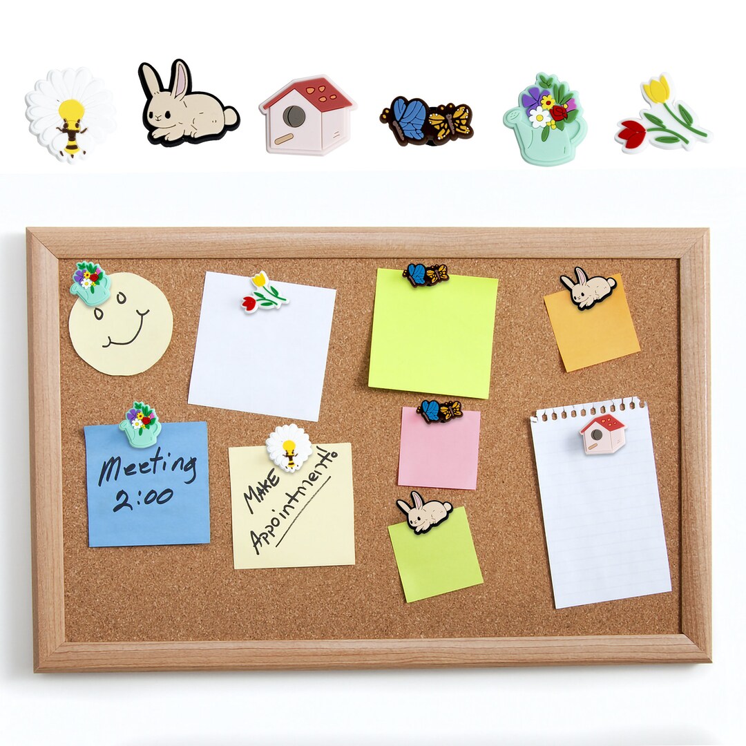 Spring Nature Bulletin Board Pins Cute Bulletin Board Pins Etsy