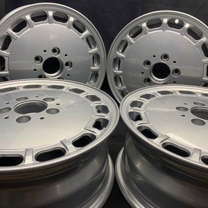 Mercedes W124 manhole cover Alloy Original Wheels 6.5Jx15 ET49 1244001802