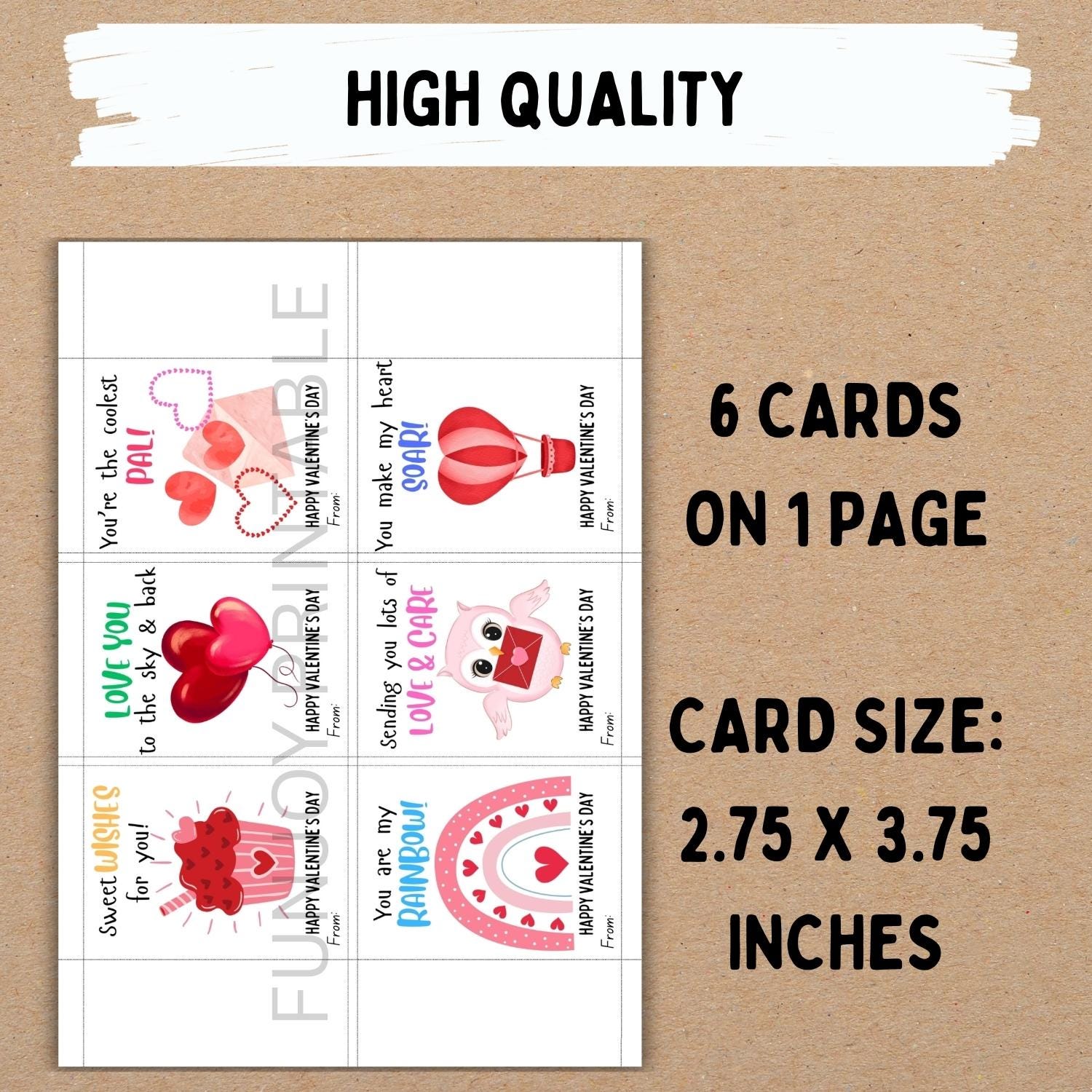 EDITABLE Cute Valentine Cards, Classroom Valentines Day Cards Boys ...