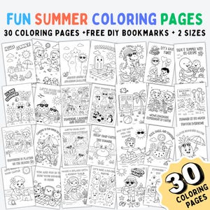 Summer Coloring Pages, Kindergarten Coloring Book, Summer Coloring Sheet, Beach Coloring Pages, Fun Summer Coloring Pages, Summer Activities