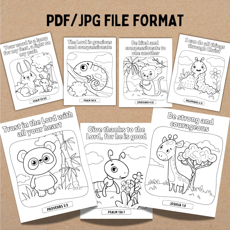 Bible Verse Printables For Preschoolers