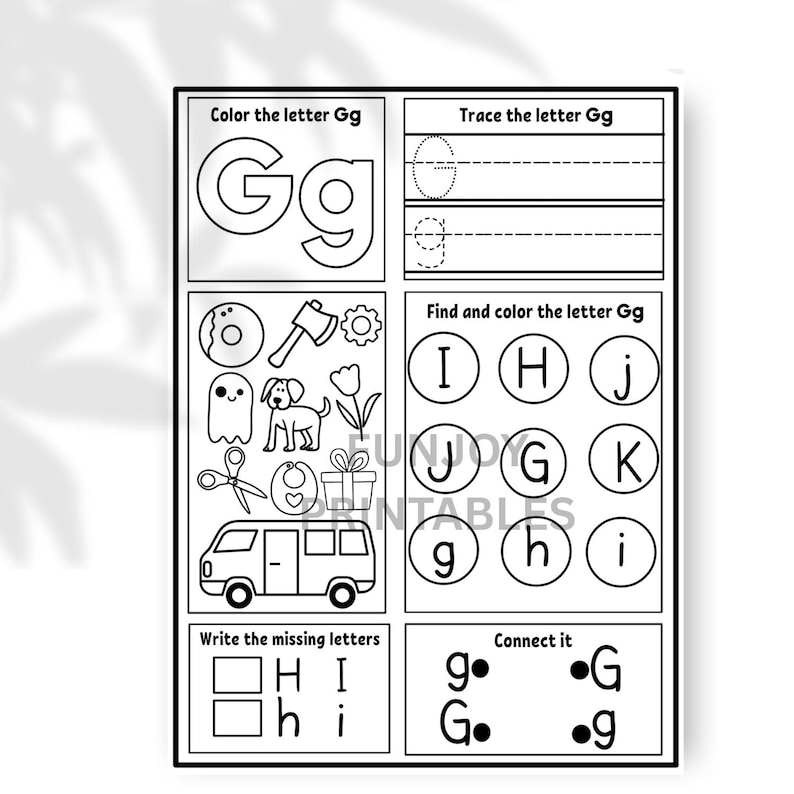 Alphabet Worksheets Printable, Alphabet Busy Book, Letter Practice ...