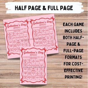 Galentine Games Night for Adults - PRINTABLE Galentine Party Games for Girls, Valentines Day Group Games - Instant Download image 4