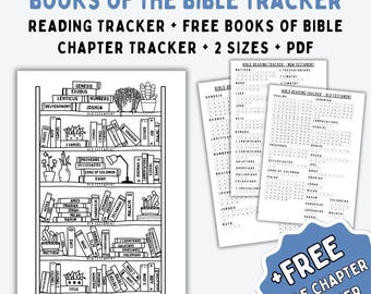 Livres imprimables de la Bible - étagère de la Bible à colorier imprimable - suivi du livre de la Bible - activité biblique en classe - liste de contrôle de la Bible - étude de la Bible