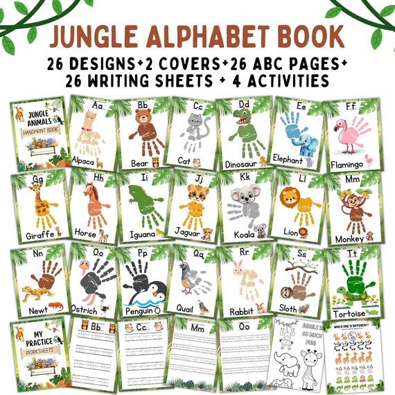 Zoo Animal Handprints