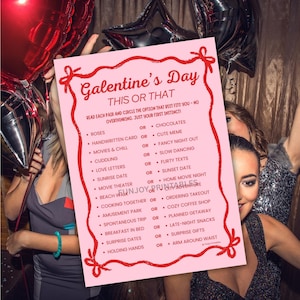 Galentine Games Night for Adults - PRINTABLE Galentine Party Games for Girls, Valentines Day Group Games - Instant Download image 11