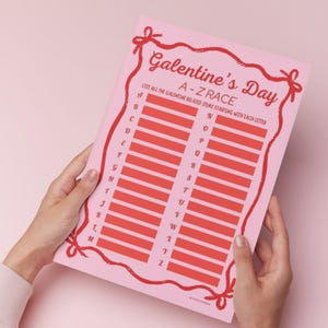 Galentine Games Night for Adults - PRINTABLE Galentine Party Games for Girls, Valentines Day Group Games - Instant Download image 7