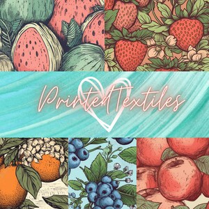 Seamless Fruit digital pattern