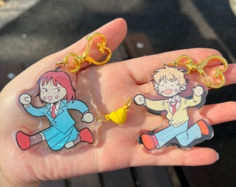 SKIP AND LOAFER Mitsumi and Shima Couples Charms